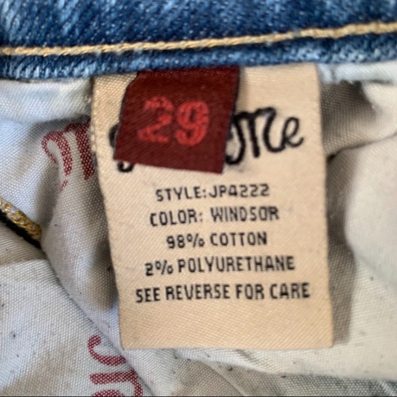 Miss Me Denim Blue Jeans Distressed Flap Pockets Camo - Picture 7 of 9